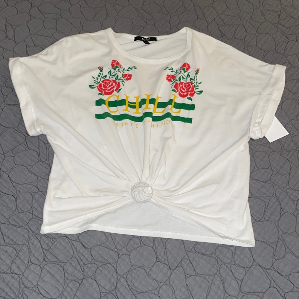 Papaya Chill State of Mind T-Shirt - White L